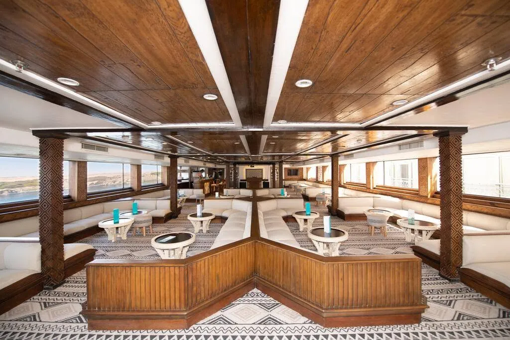 Restaurant aboard the SUNRISE Mahrousa Nile Cruise Nile cruise
